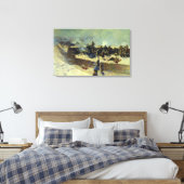De Alexander batterij valt de Canvas Afdruk (Insitu (Slaapkamer))