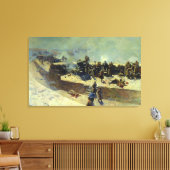 De Alexander batterij valt de Canvas Afdruk (Insitu (Woonkamer))