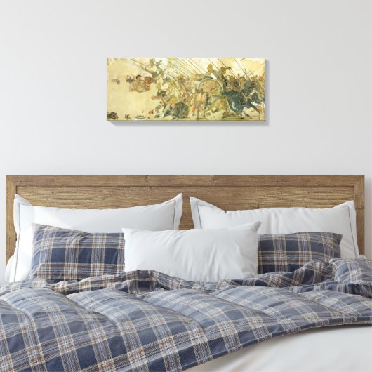 De Alexander Mosaic Canvas Afdruk (Insitu (Slaapkamer))