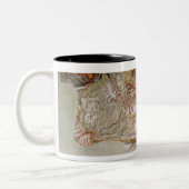 De Alexander Mosaic Tweekleurige Koffiemok (Links)