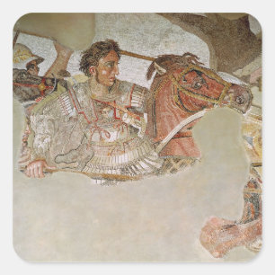 De Alexander Mosaic Vierkante Sticker