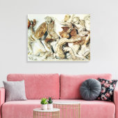 De Alexander Sarcophagus Canvas Afdruk (Insitu (Woonkamer))