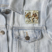 De Alexander Sarcophagus Vierkante Button 5,1 Cm (In situ)