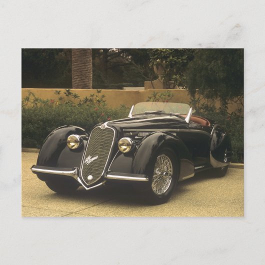 De Alfa Romeo 8C 2900B is een zeer zeldzame en zee Briefkaart (Voorkant)