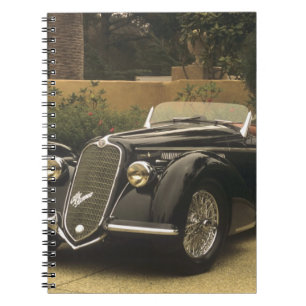 De Alfa Romeo 8C 2900B is een zeer zeldzame en zee Notitieboek