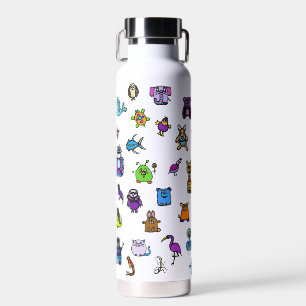 de alfabetboekpersonages - waterfles 22 oz