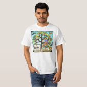 De alfabetboom van de fauna t-shirt (Voorkant volledig)