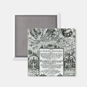 De algemene geschiedenis van Virginia Magneet (Voorkant / Achterkant)