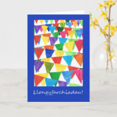 De algemene Kaart van Gelukwensen: Welse Groet (Gele Bloem)