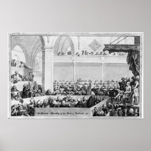 De Algemene Vergadering van de Kirk van Schotland Poster (Voorkant)