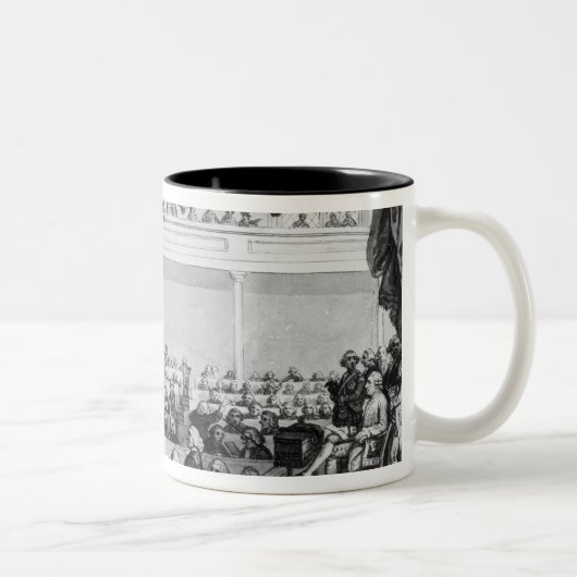 De Algemene Vergadering van de Kirk van Schotland Tweekleurige Koffiemok (Rechts)