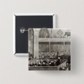 De Algemene Vergadering van de Kirk van Schotland Vierkante Button 5,1 Cm (Voorkant /achterkant)