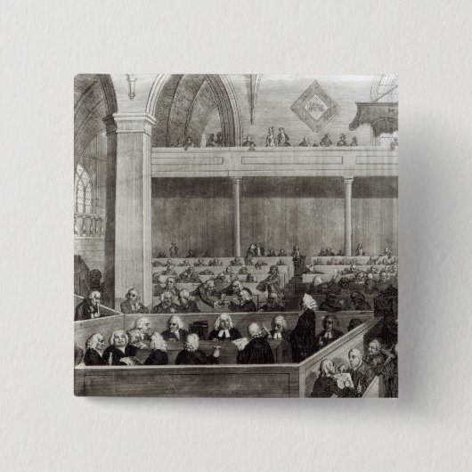 De Algemene Vergadering van de Kirk van Schotland Vierkante Button 5,1 Cm (Voorkant)