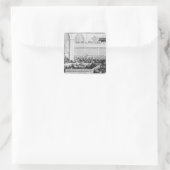 De Algemene Vergadering van de Kirk van Schotland Vierkante Sticker (Tas)