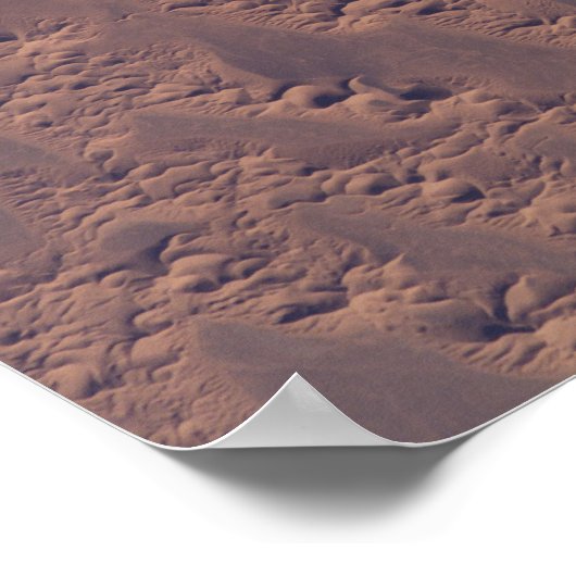 De Algerijnse woestijn Poster (Hoek)