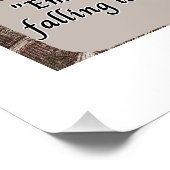 De Alice in Wonderland Falling Perfect Poster (Hoek)