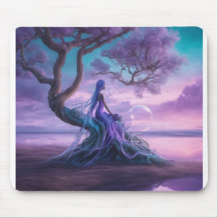 De alien die op aarde viel (onder een boom) muismat