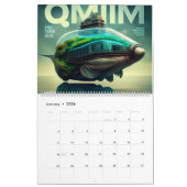 De Alien Navigator 2024 Kalender (Jan 2026)