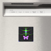 De Alien ontmoet de vlinder.... Magneet (Insitu (Vaatwasser))