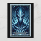 De Alien Tarot-kaart Briefkaart (Voorkant)