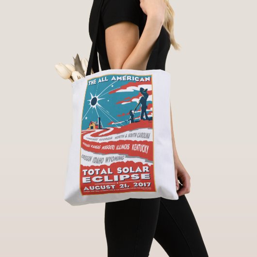 De All American Total Eclipse Canvas tas (Dichtbij)