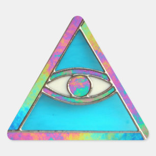 De "All Seing Eye"-sticker Sticker