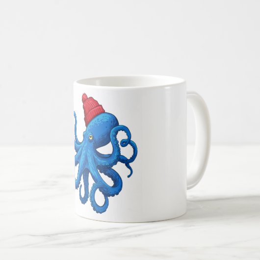 De alledaagse omhelzing: Octopus Edition Koffiemok (Voorkant rechts)