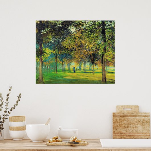 De Allee du Champ de Foire Poster (Keuken)