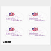 De allegianenplein - 1892 ovale sticker (Vel)