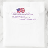 De allegianenplein - 1892 ovale sticker (Tas)