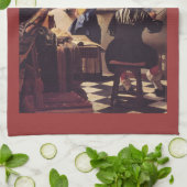 De Allegory der Schilderijen van Johannes Vermeer Theedoek (Gevouwen)