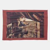 De Allegory der Schilderijen van Johannes Vermeer Theedoek (Horizontaal)