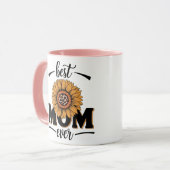 De allerbeste moeder ooit vieren mok (Voorkant links)