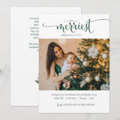 De allerleukste kerstkaart met foto (Voorkant / Achterkant)