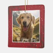 De allerliefste jongen (meisje) | Foto Huisdier He Keramisch Ornament (Links)