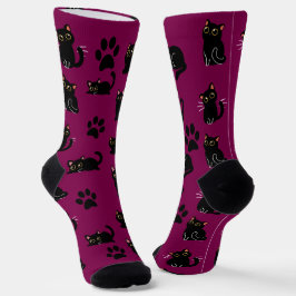 De Allermooiste Zwarte Kattensokken Cadeau voor Ka Sokken