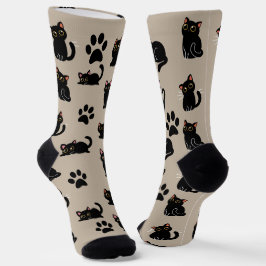 De Allermooiste Zwarte Kattensokken Cadeau voor Ka Sokken