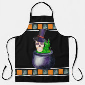 De alles-over-druk van de schedel en van de Cauldr Schort (Voorkant)