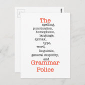 De Alles-politie Briefkaart (Voorkant / Achterkant)