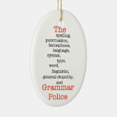 De Alles-politie Keramisch Ornament (Rechts)