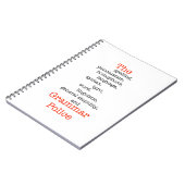 De Alles-politie Notitieboek (Linkerzijde)