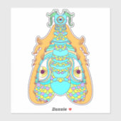 De Alles Ziende Mot Sticker (Vel)