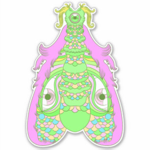 De alles ziende mot sticker