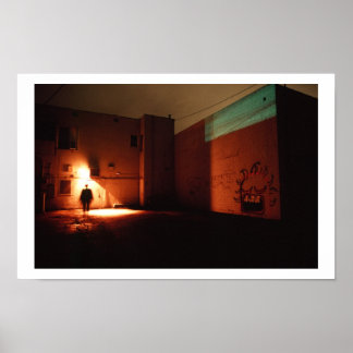 De Alley 's nachts Poster