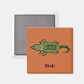 De alligator omleggen magneet (Voorkant / Achterkant)