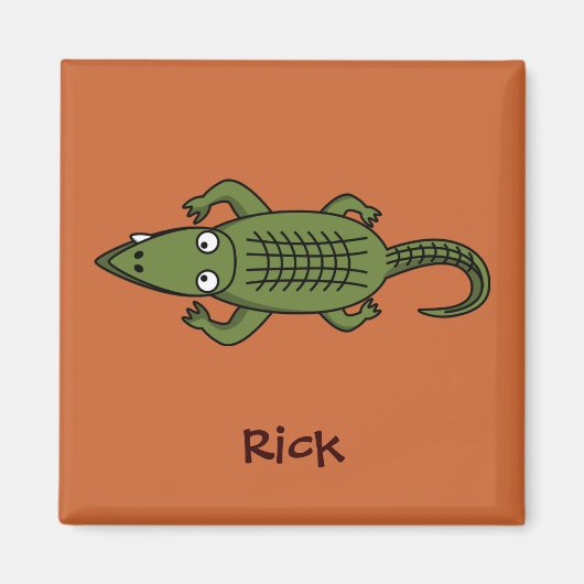 De alligator omleggen magneet (Voorkant)