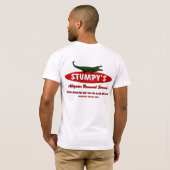 DE ALLIGATOR VERWIJDERINGSSERVICE VAN STUMPY T-SHIRT (Achterkant volledig)