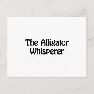 de alligator whisper briefkaart
