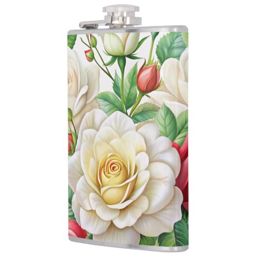 De allure van een Single Roos Thermal Tumbler Heupfles (Links)