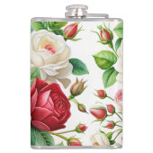 De allure van een Single Roos Thermal Tumbler Heupfles (Achterkant)